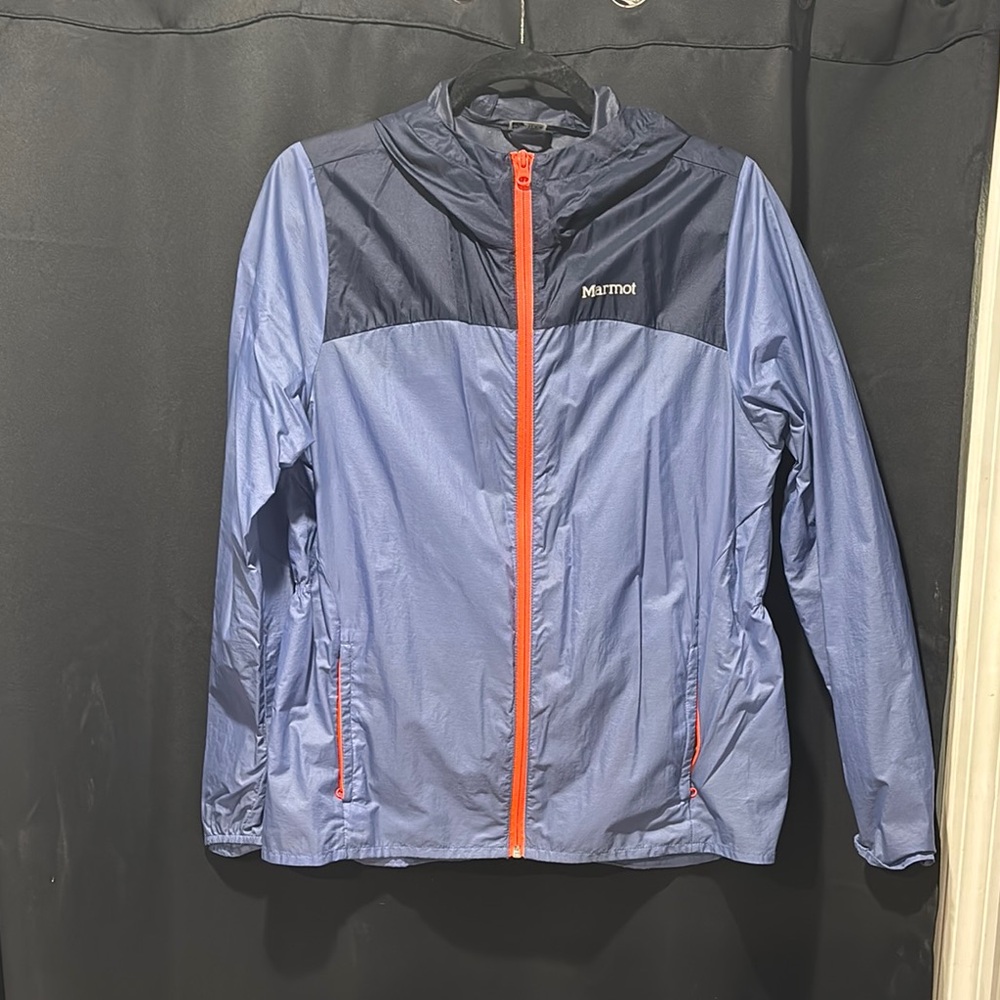Marmot Navy and Orange Lightweight Jacket